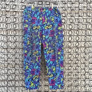 Vintage 90s floral T-shirt cotton material double take lounge pants